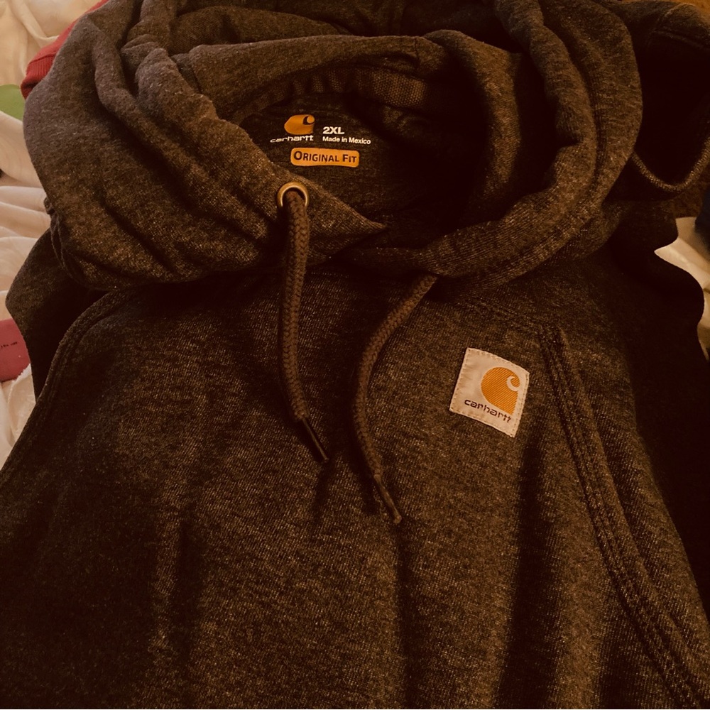 Carhartt Men's Dark Gray Hoodie